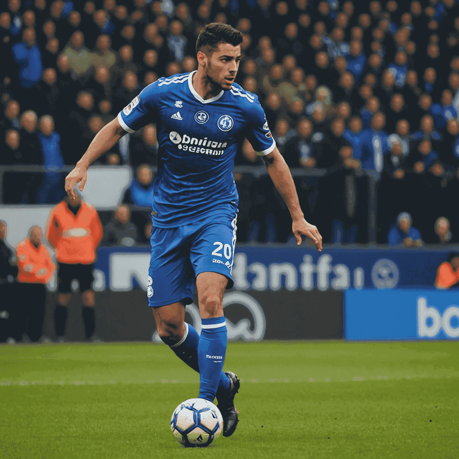 Burak İnce Arminia Bielefeld formasıyla top kontrolü yaparken.